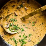 Hungarian Mushroom Soup Super Easy