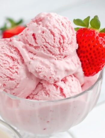 High Protein Strawberry Ice Cream