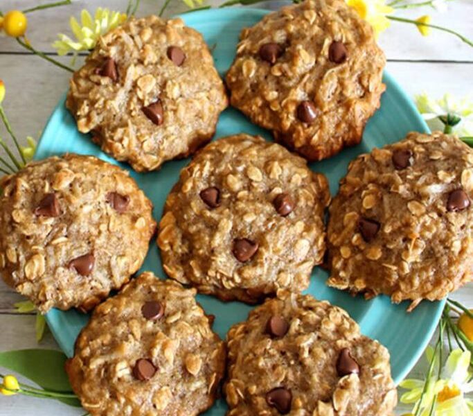 Chocolate Peanut Butter Oatmeal Cookies