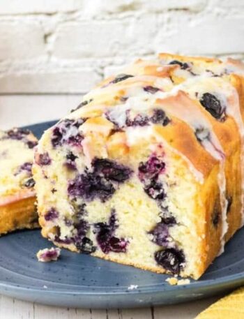 Skinny Blueberry Lemon Loaf