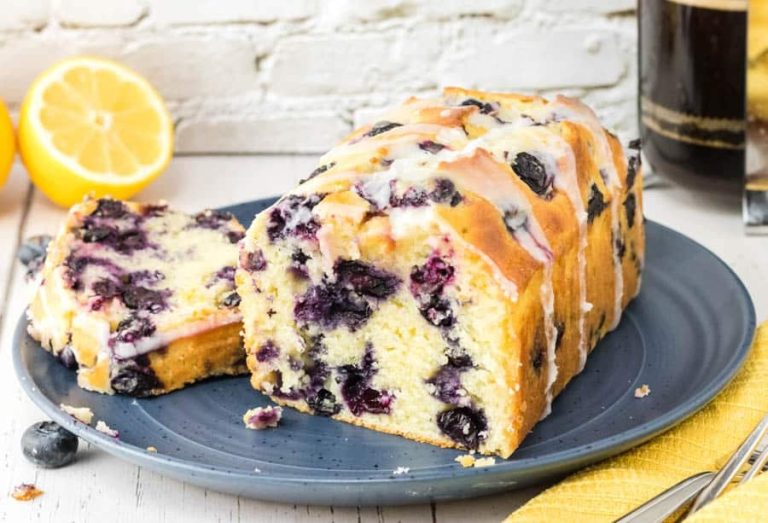 Skinny Blueberry Lemon Loaf