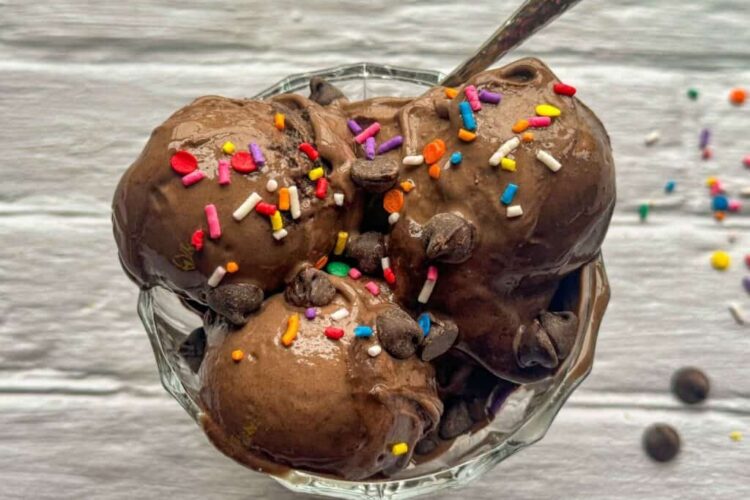 Rich & Creamy Chocolate Protein Ice Cream