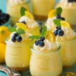 Keto lemon cheesecake mousse
